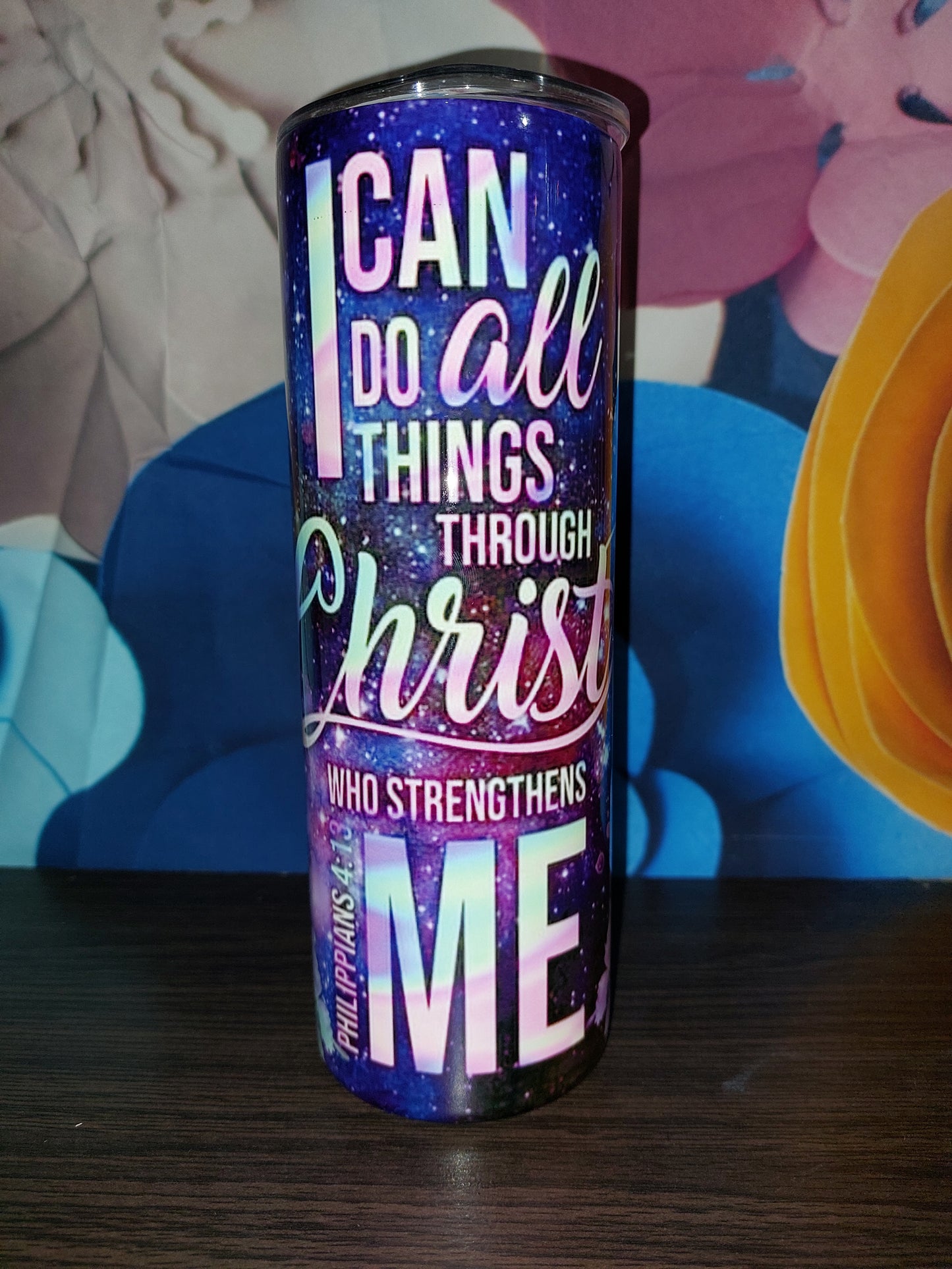 I can do all things through CHRIST 20oz skinny