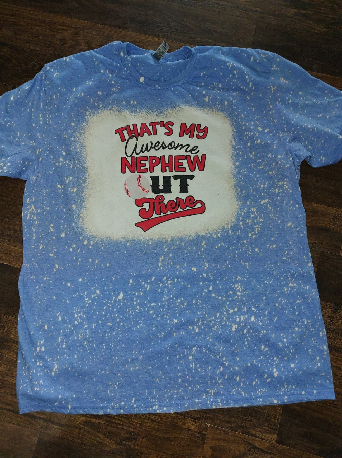 THATS MY AWESOME NEPHEW BLEACHED TEE