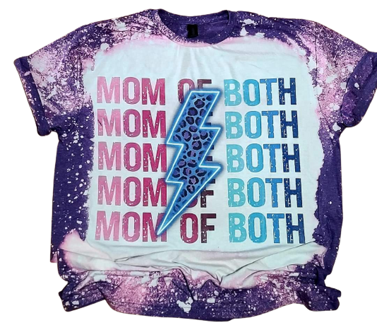 Mom of both bleached tee