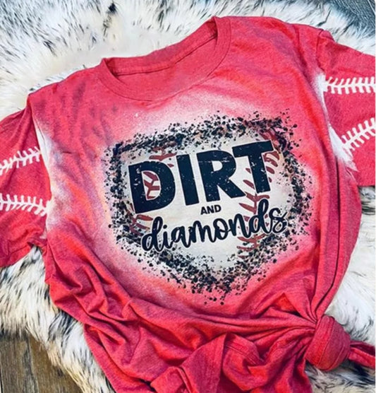 Dirt and diamonds BLEACHED TEE