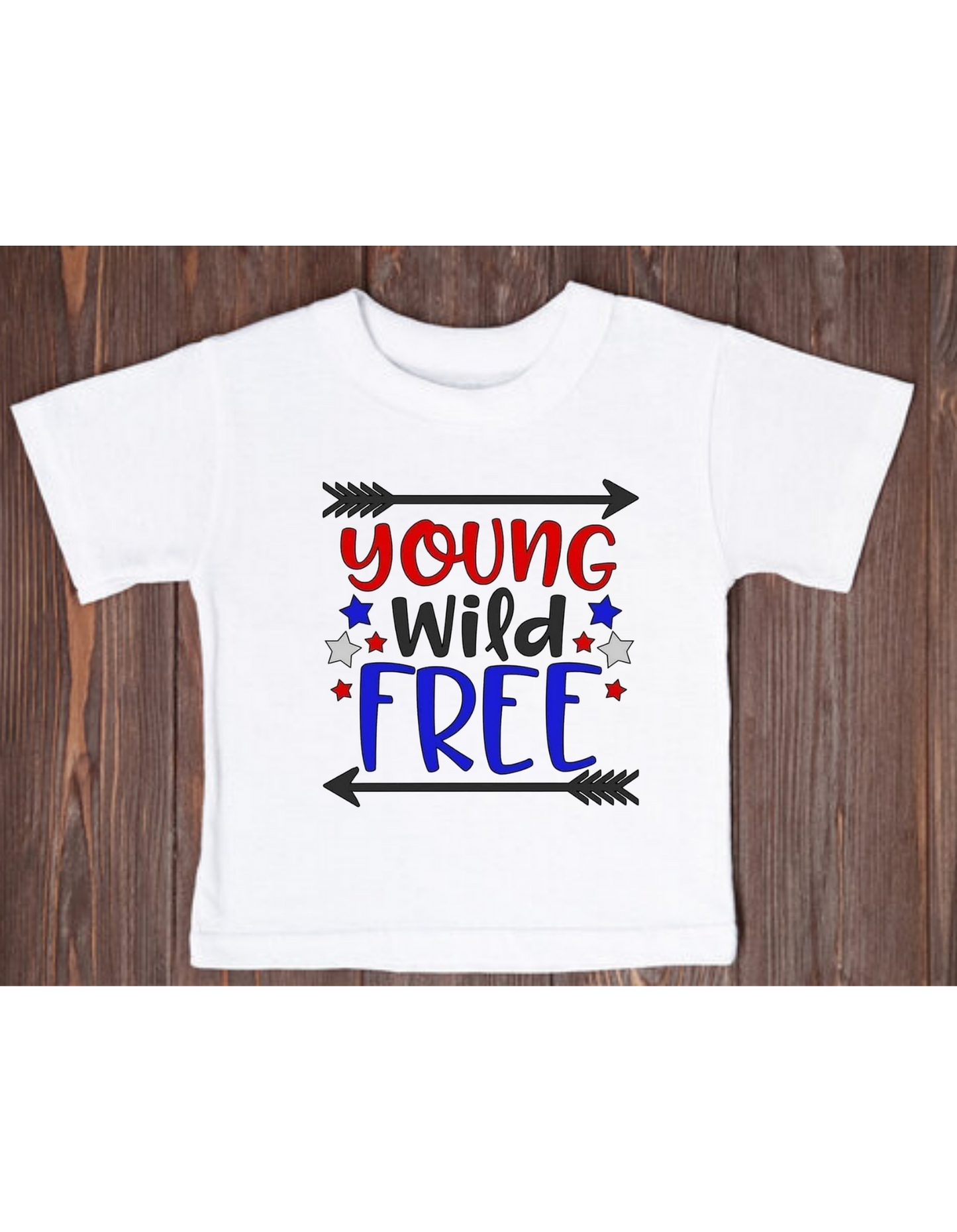 "YOUNG WILD FREE" KIDS SUBLIMATION TEE