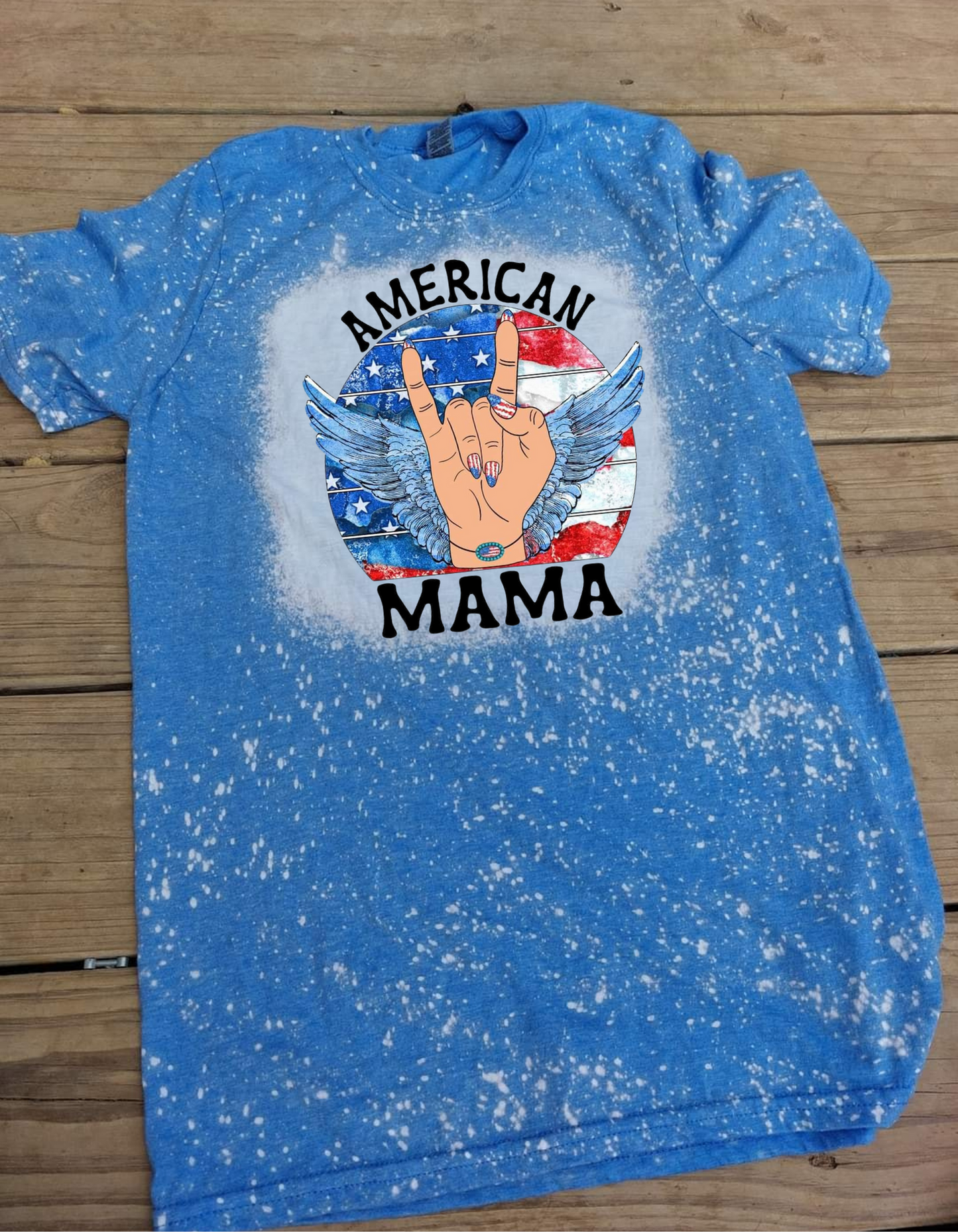 "American Mama" BLEACHED TEE